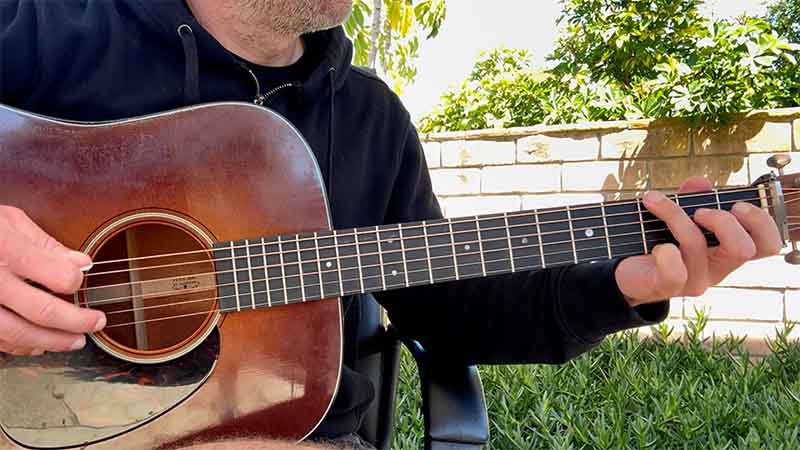 laid-back-flatpicking-jam-in-C-on-guitar-lesson